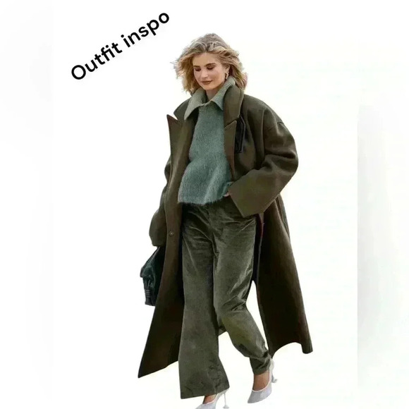 NWT "So" High Rise Straight Leg Corduroy Pants Beige 100% Cotton - Picture 7 of 8